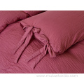 washed cotton duvet bedding sets with belt